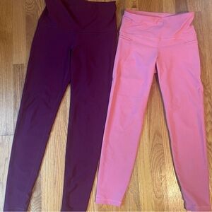 Two pair of Old Navy powersoft leggings - size medium